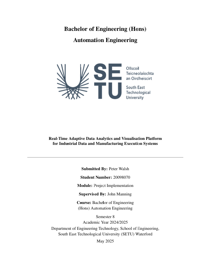 Dissertation Cover Page